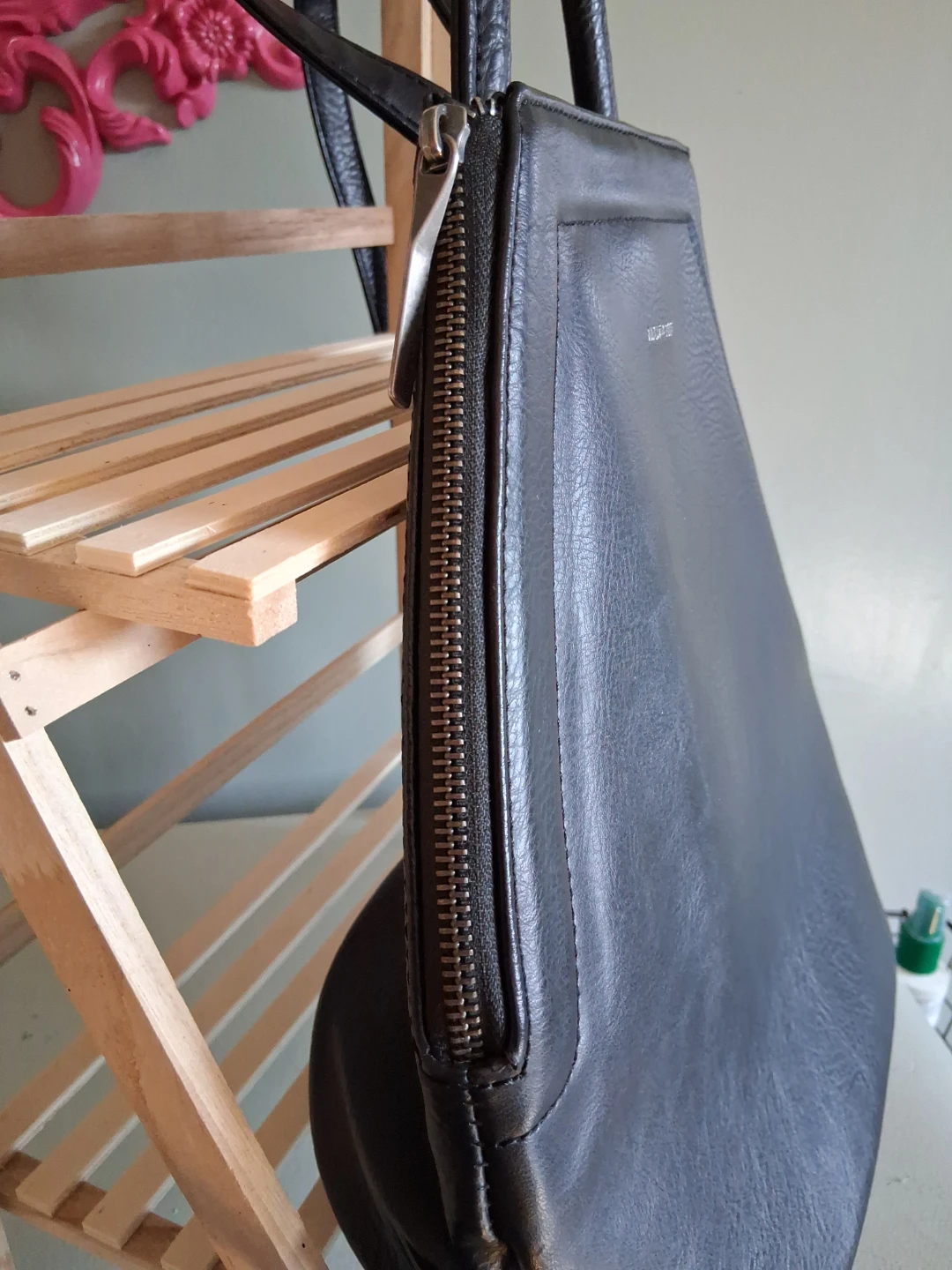 MATT & NAT Black Vegan Leather Backpack - photo 3