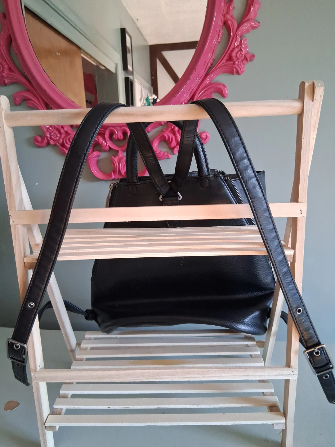 MATT & NAT Black Vegan Leather Backpack - photo 5