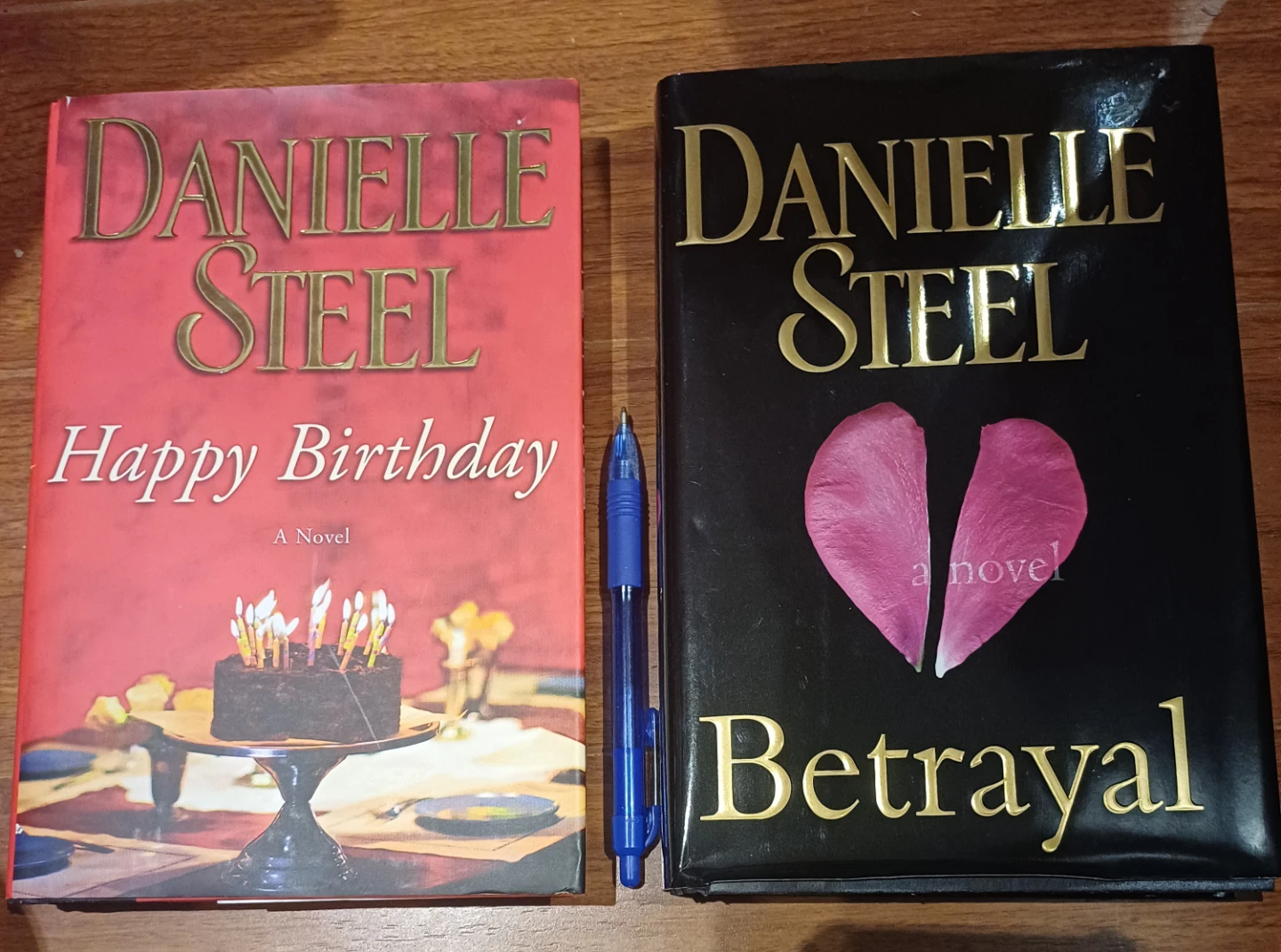 Danielle Steel, hardcovers - 'Happy Birthday' & 'Betrayal'