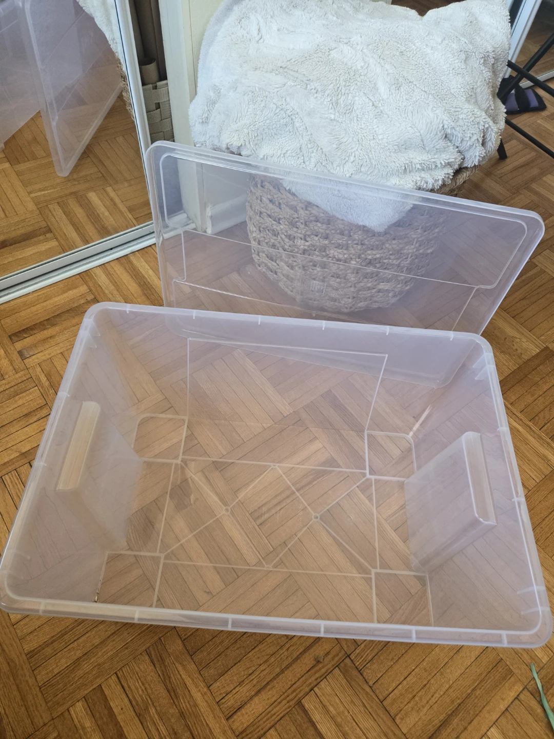 IKEA clear storage bin - photo 2