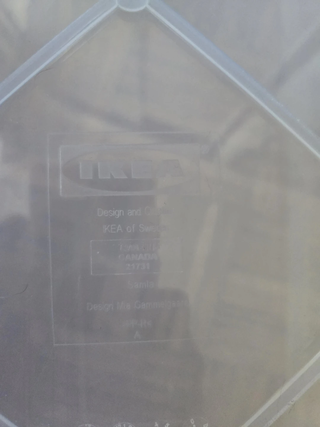 IKEA clear storage bin - photo 4