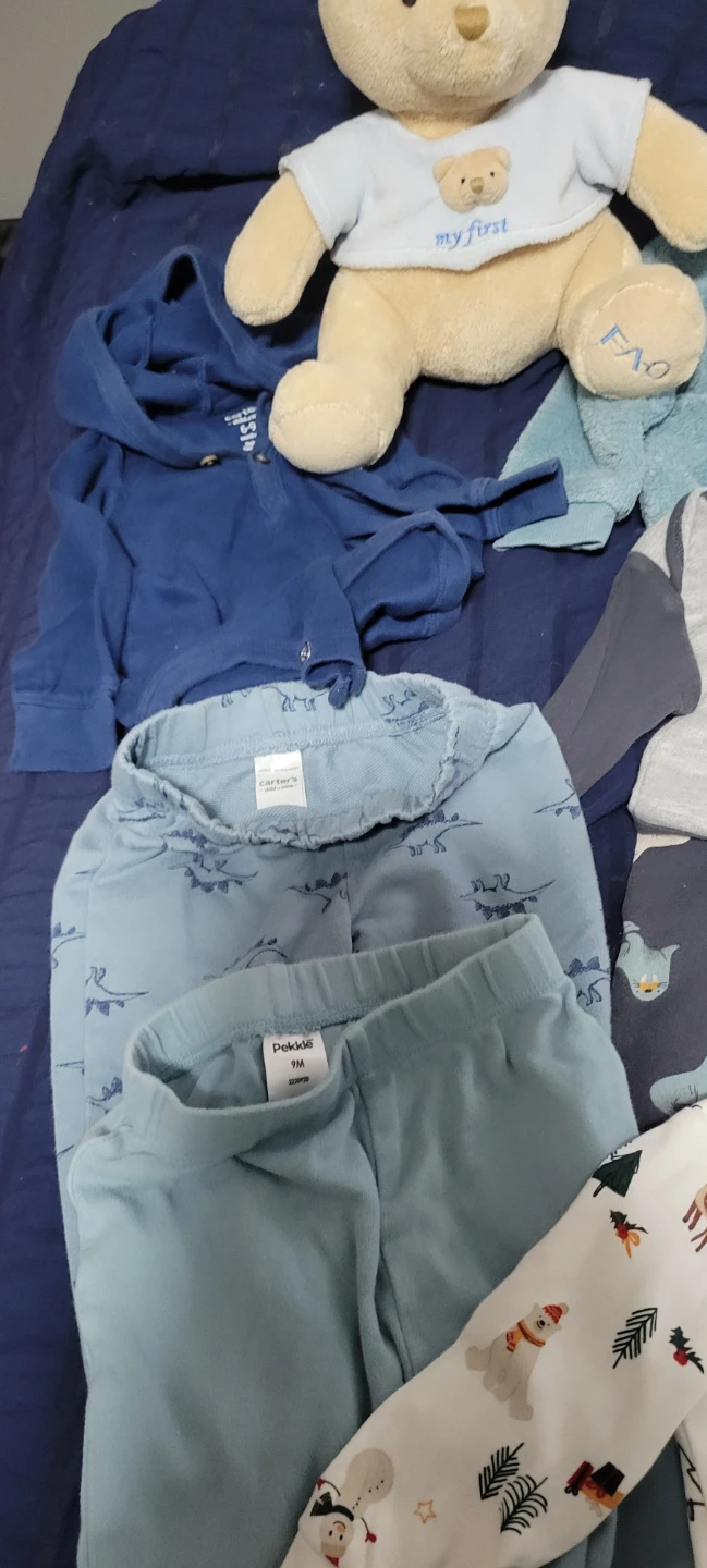 Pekkle and Carters Baby Clothing Set 9 Months - photo 2