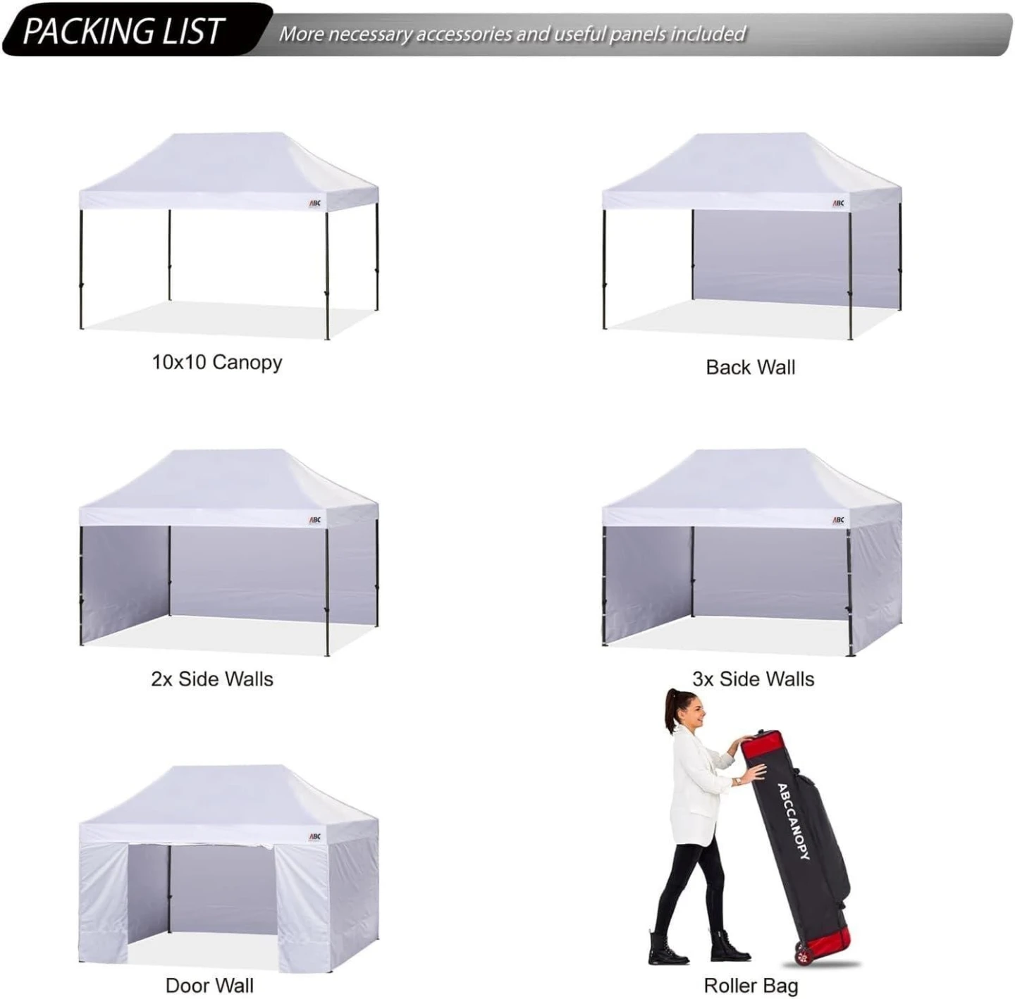 ABC Canopy 10ft x 15ft Pop-Up Canopy Tent - photo 2
