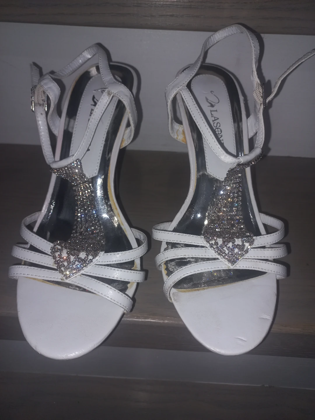 White Heeled Sandals - photo 3