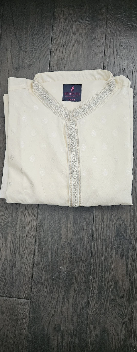 Cream Kurta XXL-48