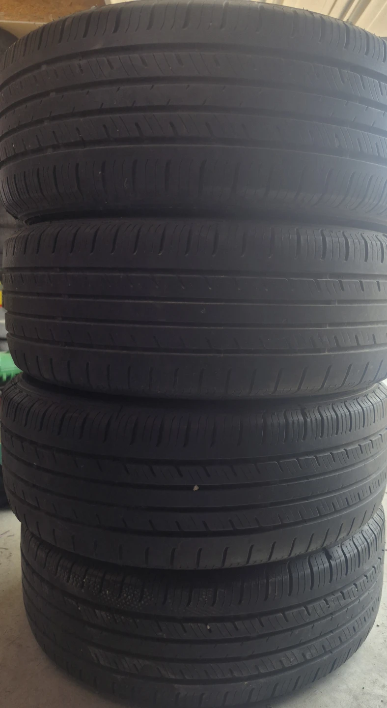 Good Set of 4 Tires PLUS RIMS Sixe 205 55 R16 M+S *REAL DEAL* - photo 2