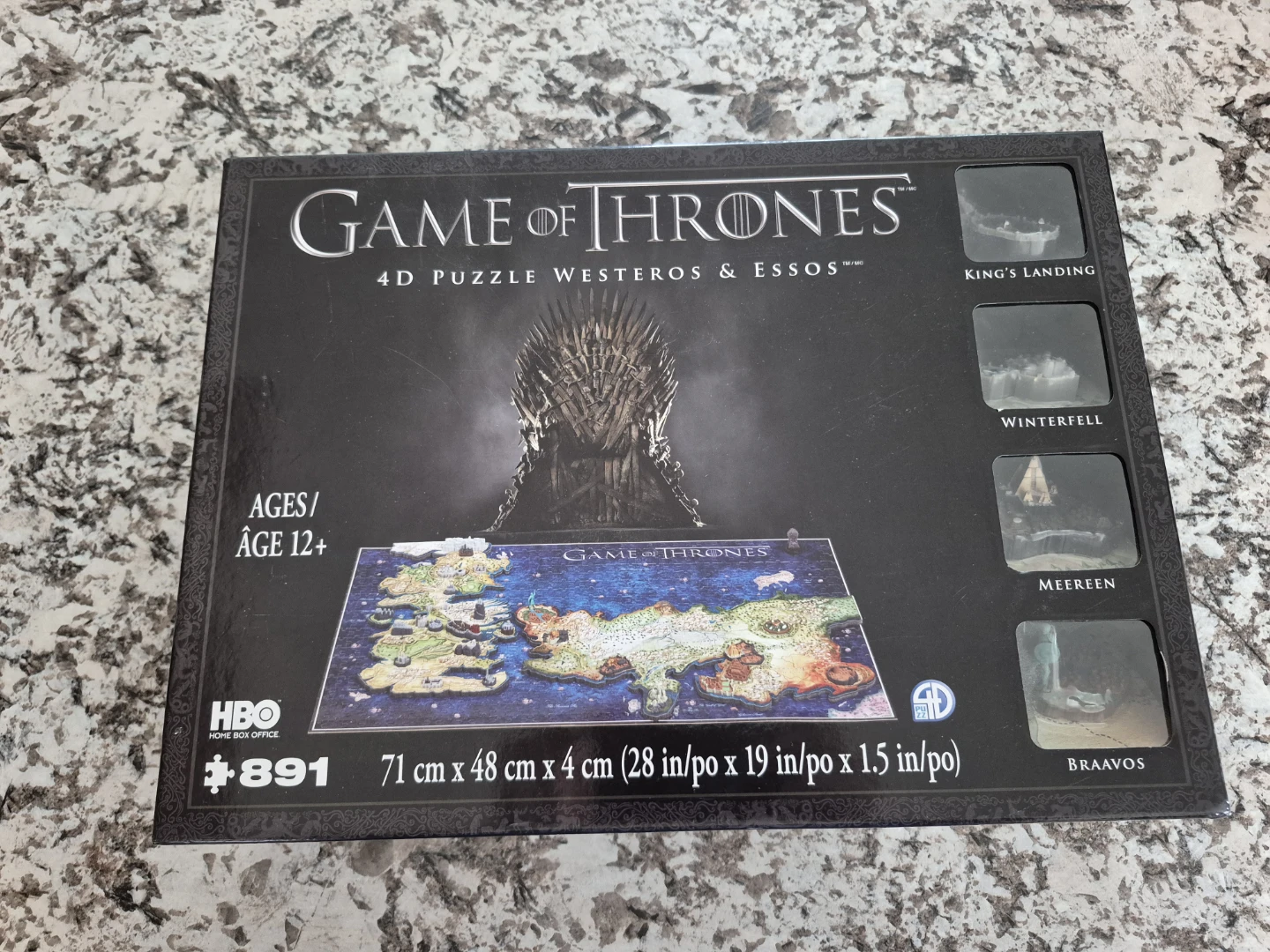 Game of Thrones: Westeros and Essos - 891 Piece Puzzle