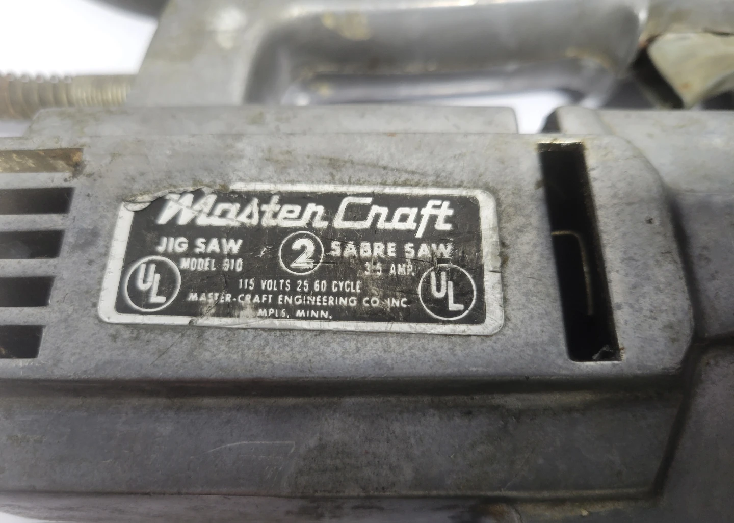 Master Craft Jig Saw Model 610 Sabre Saw - photo 2