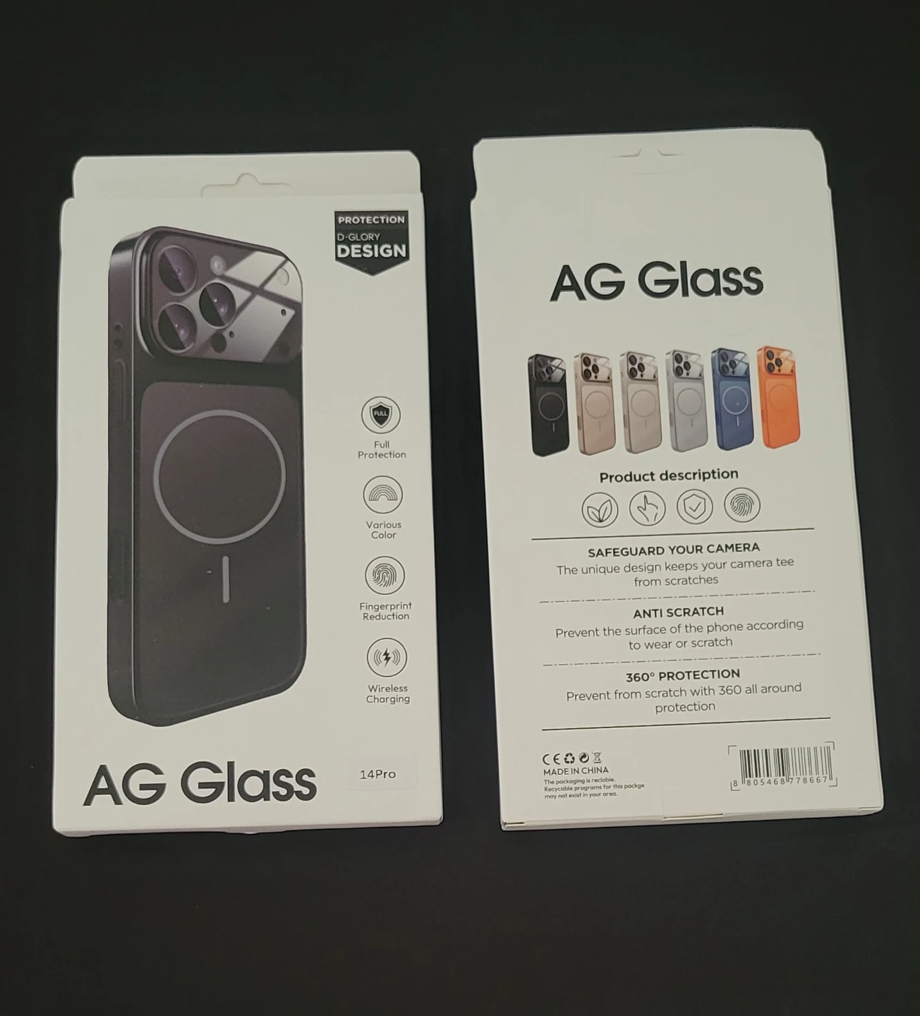 Convertable AG Glass Phone Case for iPhone 14 Pro - photo 2