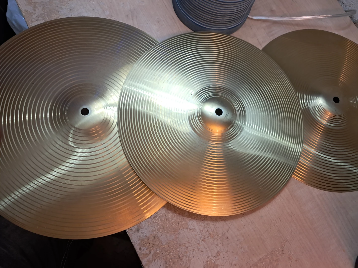 Brass Cymbal Set
