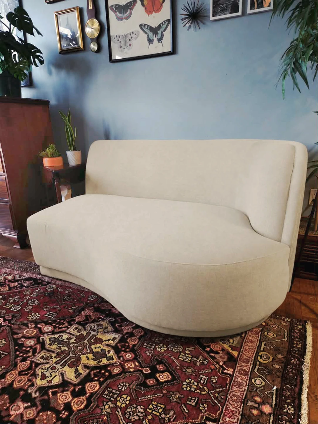 Brand New in Box "Yoon" Cream Chaise from Moe's Home Collection - photo 2