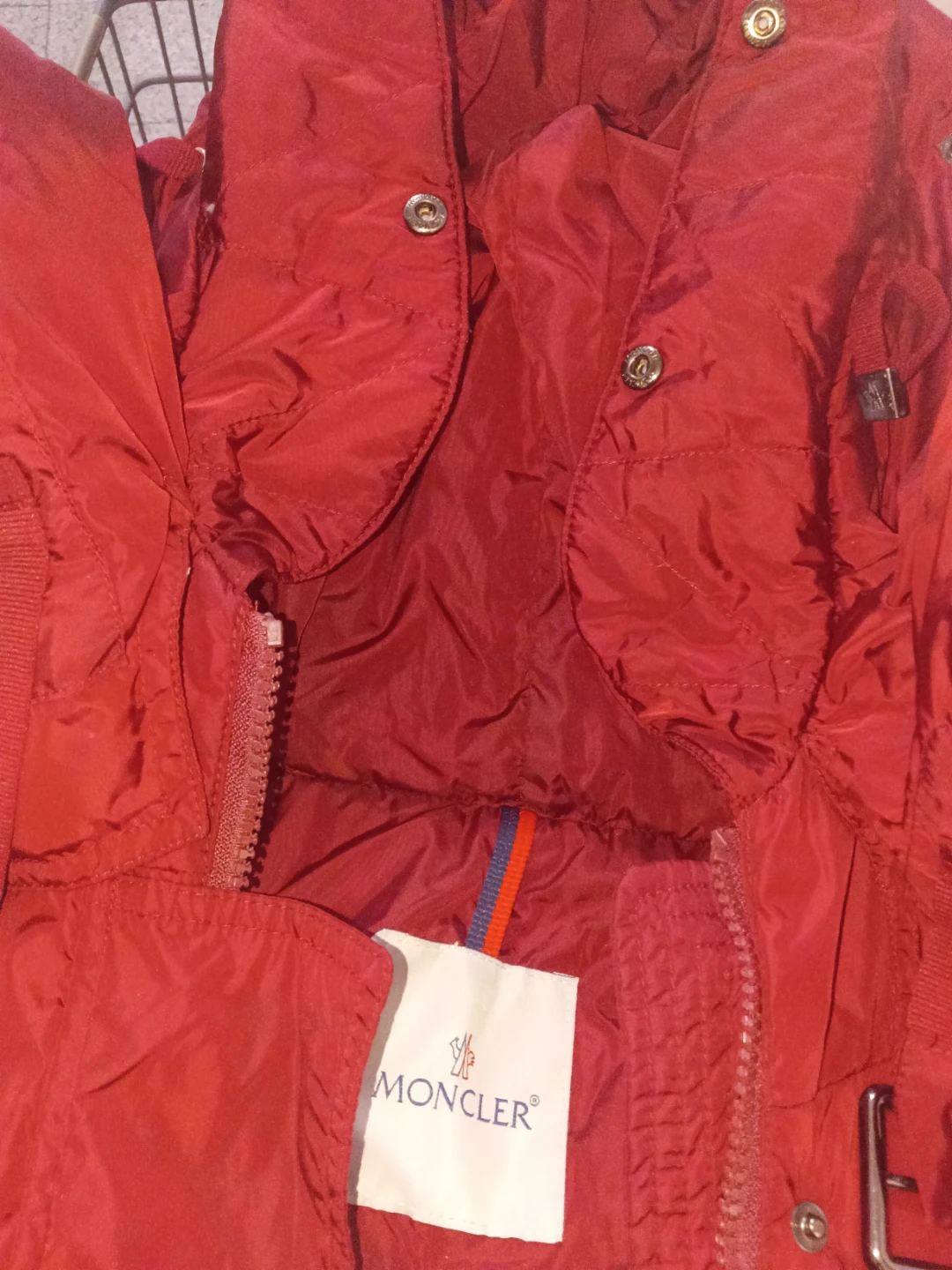 Red Montclair down jacket - photo 3