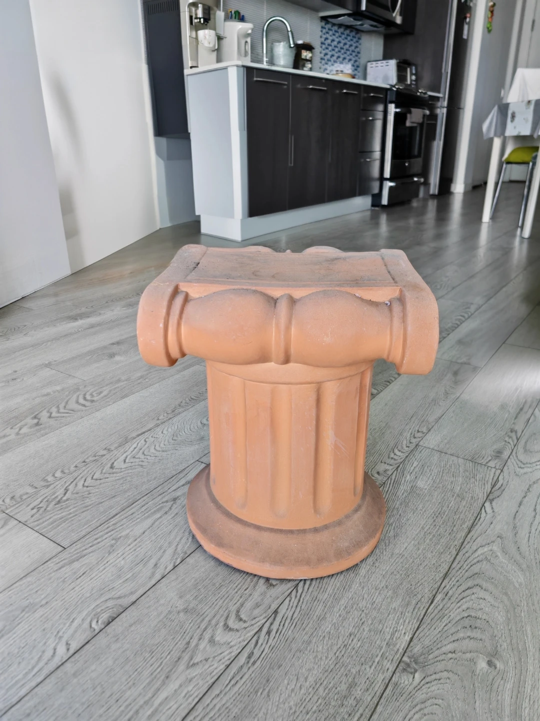 Decorative Terracotta Pedestal / Column Base – Classical Style