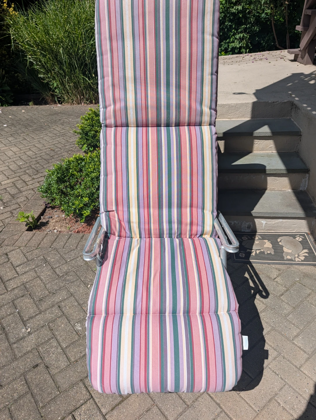 Striped Lounge Chair