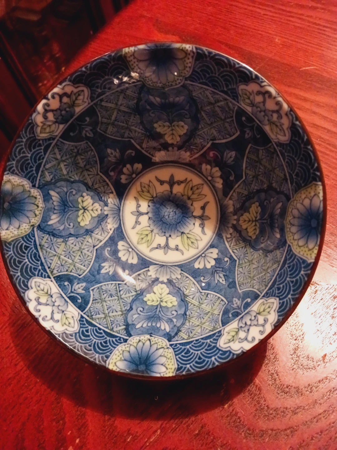 Gorgeous Japanese Ceramic Floral Bowl - photo 3