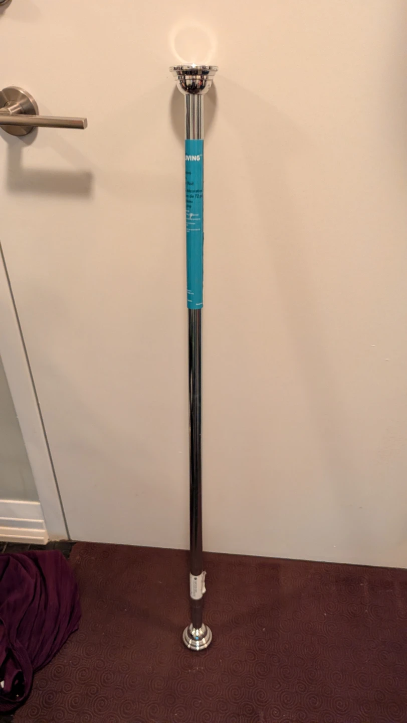 Shower Curtain, New Rod and Hooks Set - photo 2