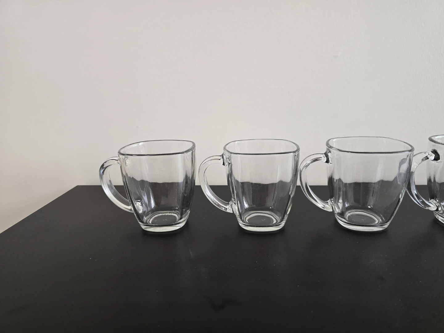 Set of 7 Clear Glass Mugs - photo 3