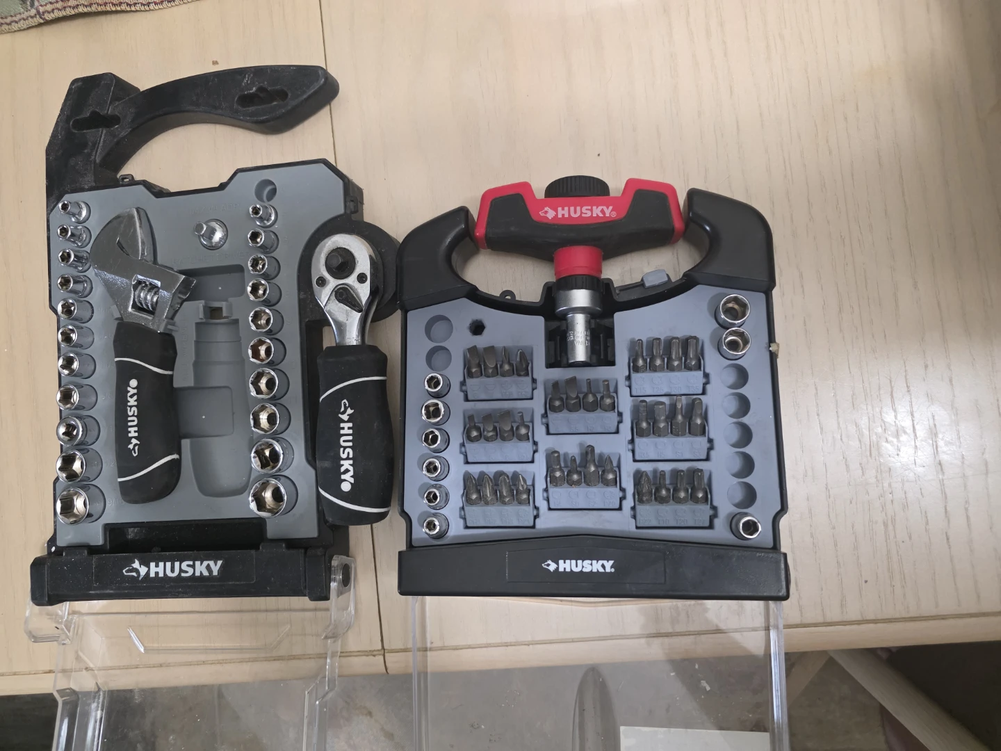 Husky 50-Piece T-Handle Ratcheting Screwdriver Set