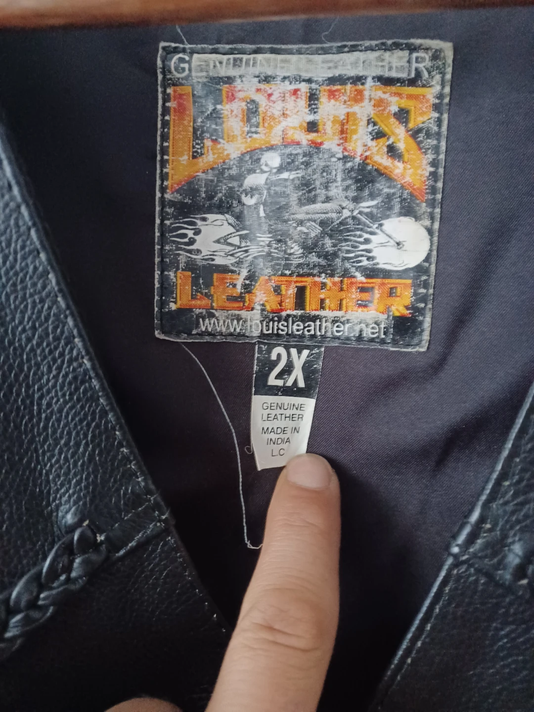 Louis Leather Genuine Leather Vest - Black - photo 4