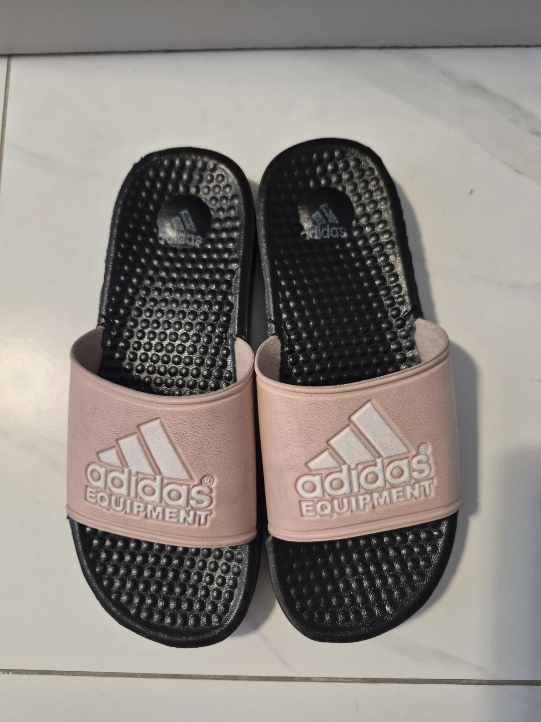 Adidas Slides Pink/Black Size 39 - photo 2