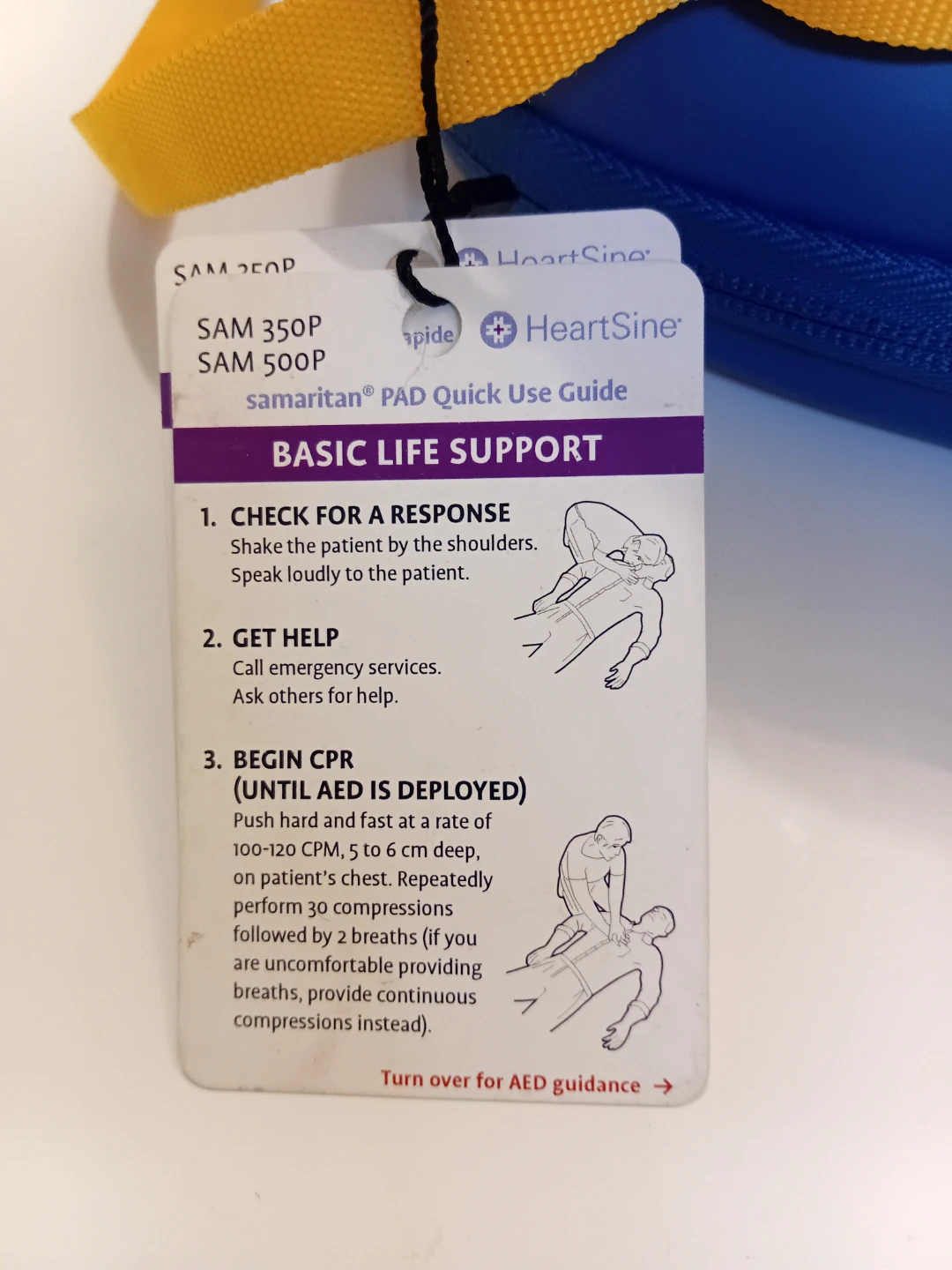 HeartSine samaritan PAD AED SAM 350P Defibrillator - photo 2