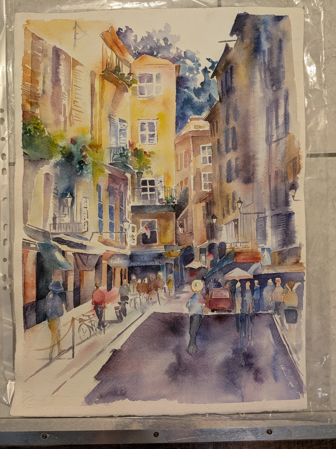 Watercolor painting
