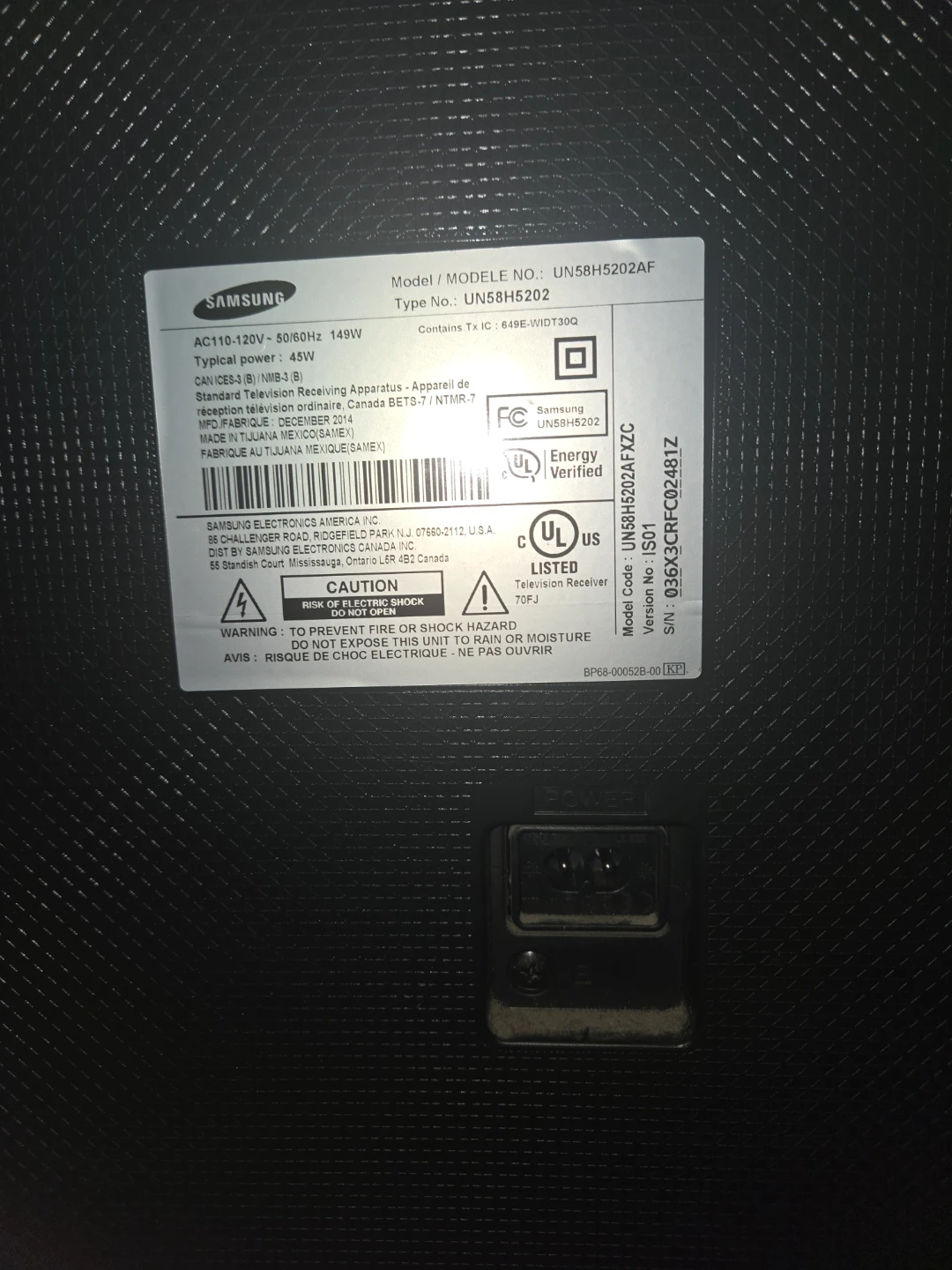 Samsung UN58H5202AF 58" Smart LED TV - photo 2