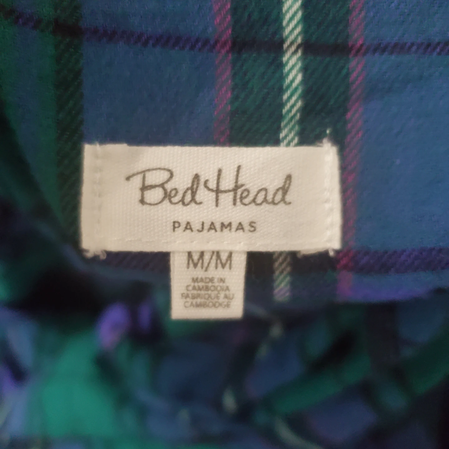 Bed Head Pajamas Flannel Plaid M/M - photo 2