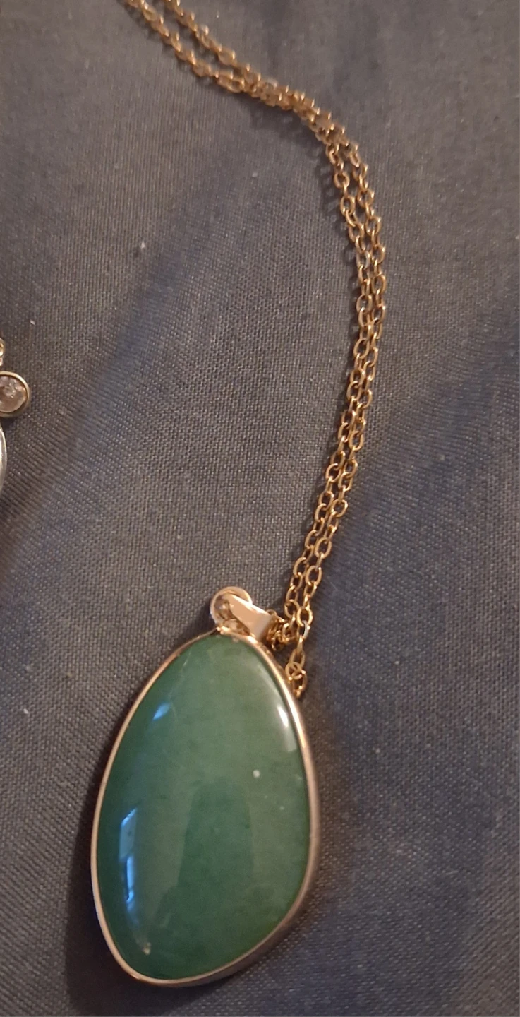 Assorted Gemstone Pendants with Chains - photo 2