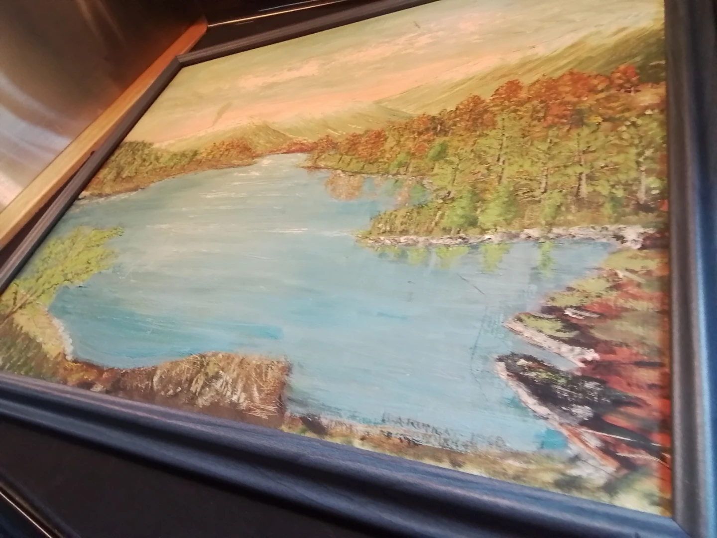 Vintage 1968 Mid-Century Landscape Oil – Signed J.A. Rupkay - photo 5