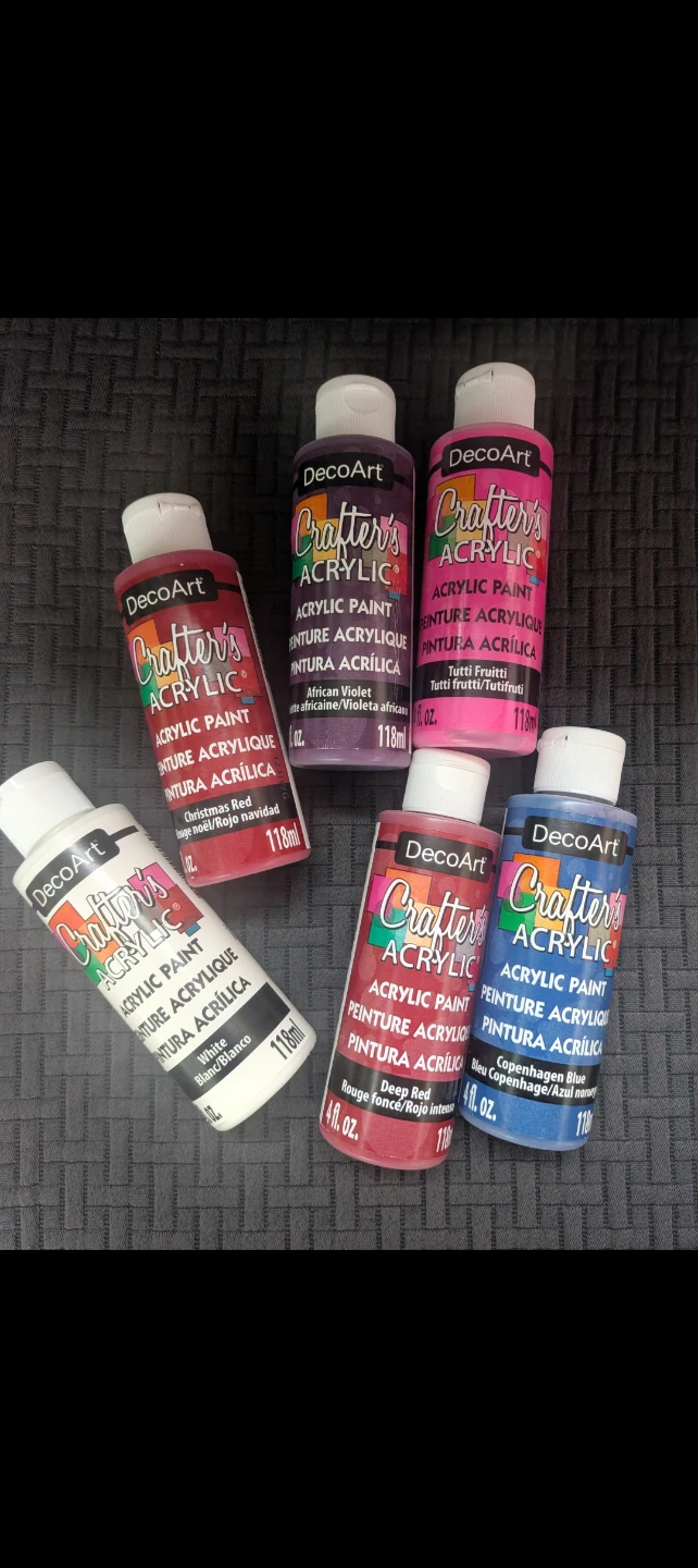 DecoArt Crafter's Acrylic Paint Set 6 Pieces