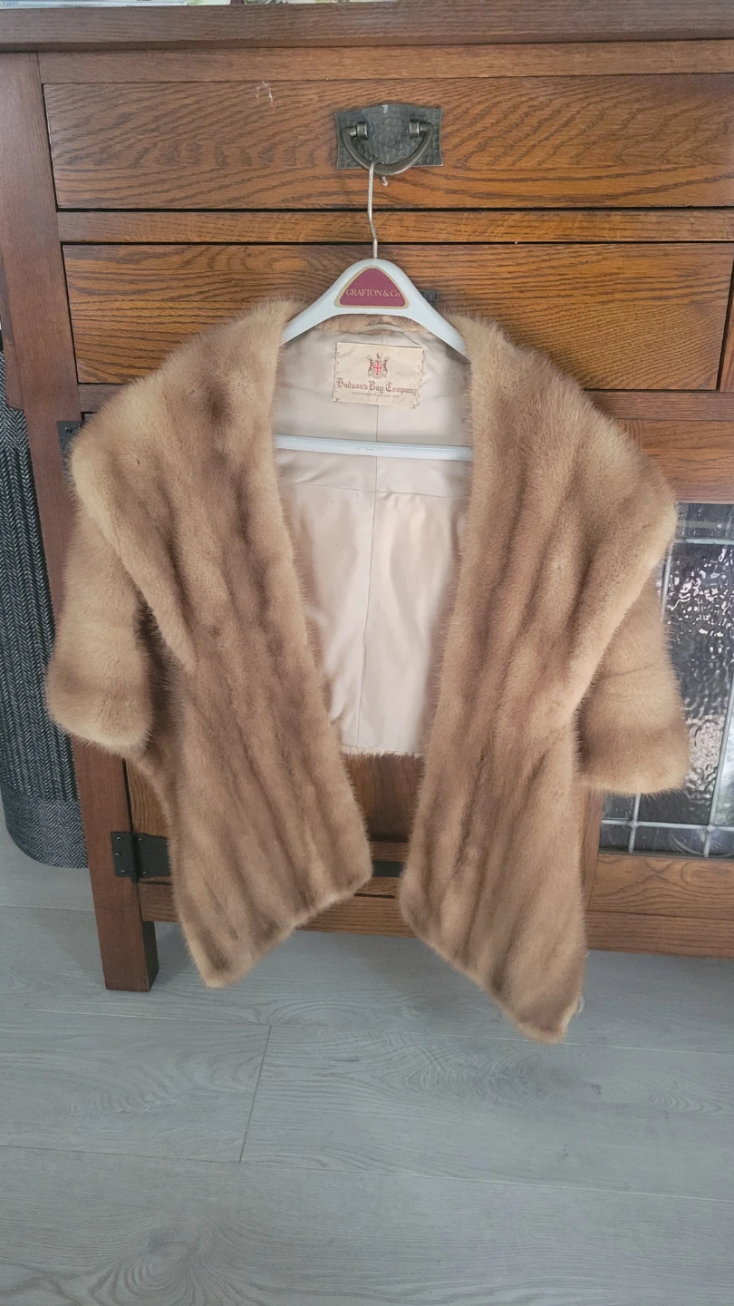 Hudson's Bay Company vintage mink fur stole