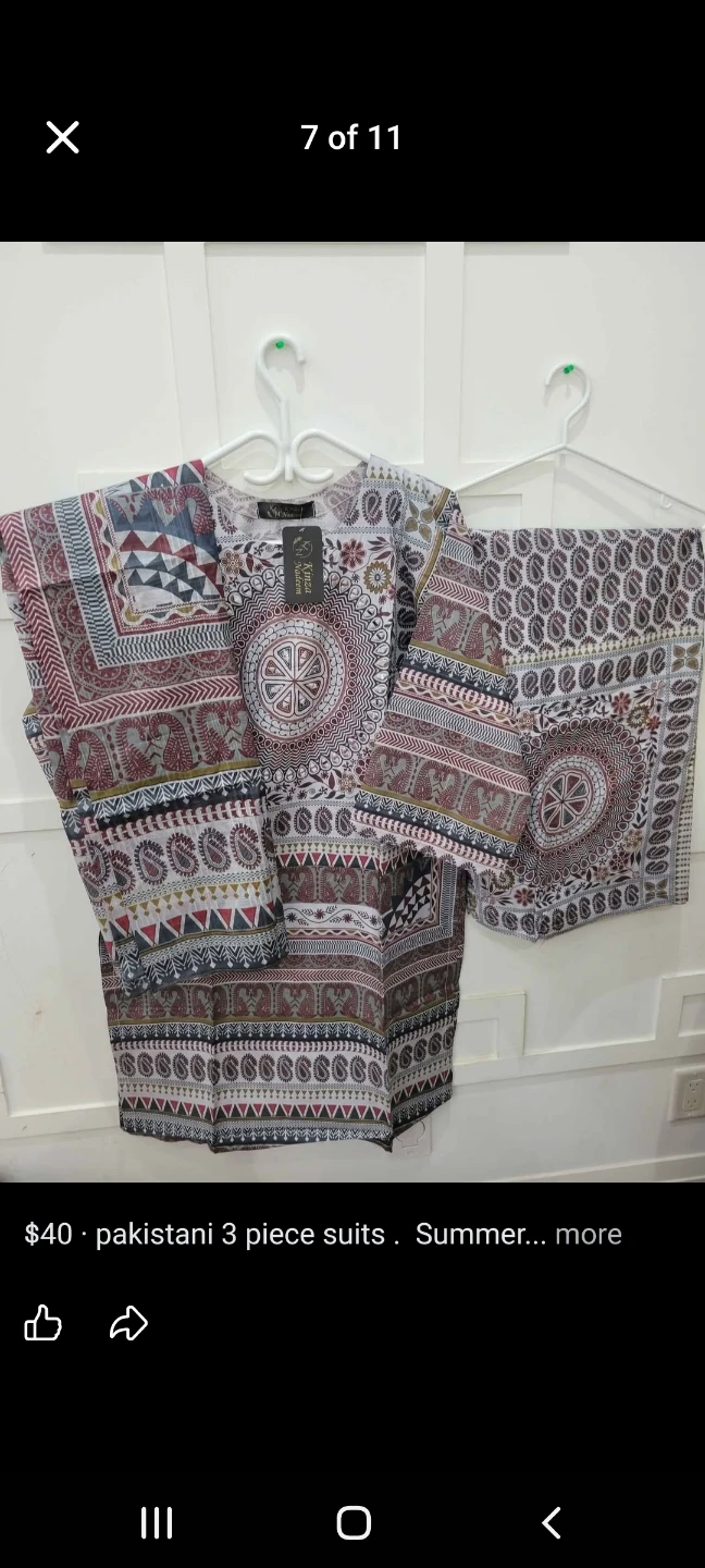 Pakistani 3 piece suits - photo 2