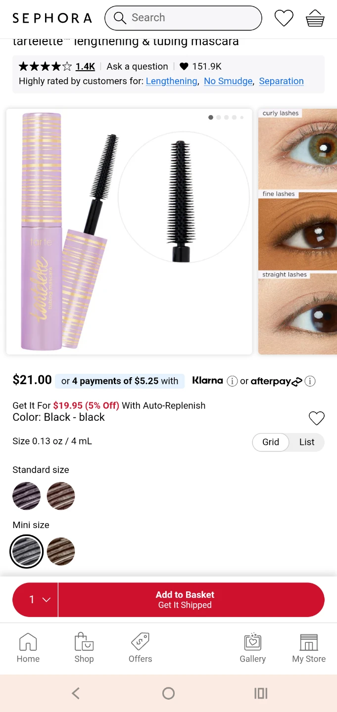 ✨ New & Sealed: Tarte Tubing Mascara in Black