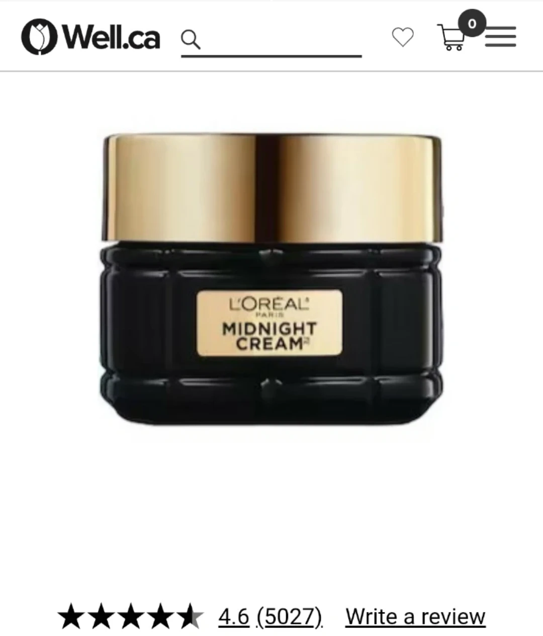 L'Oreal Midnight cream NEW IN BOX