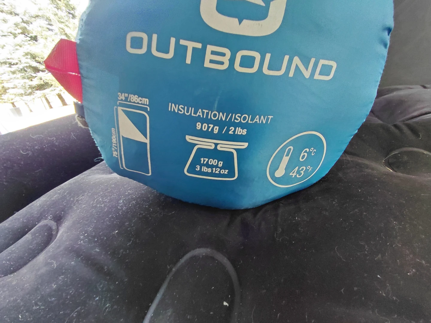 Outbound Blue Sleeping Bag