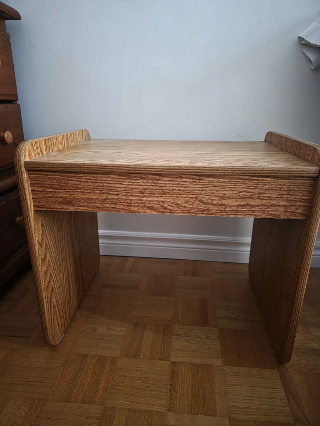 Wooden Vanity Stool