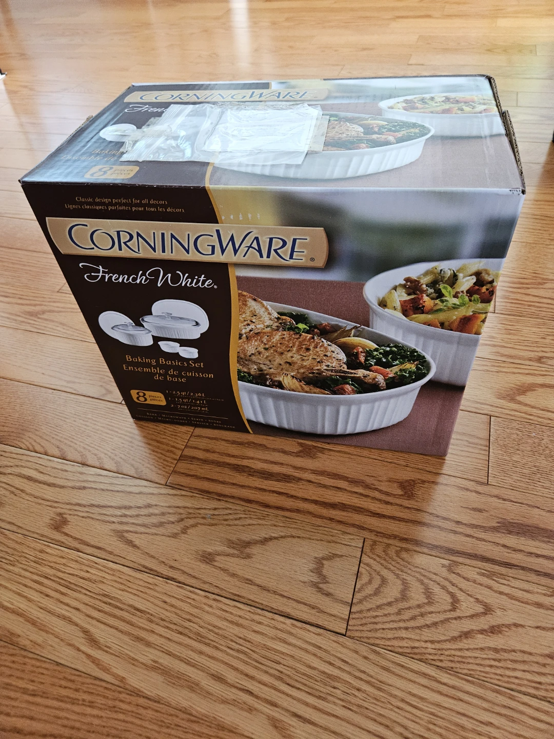 NEW - CorningWare French White Baking Basics Set