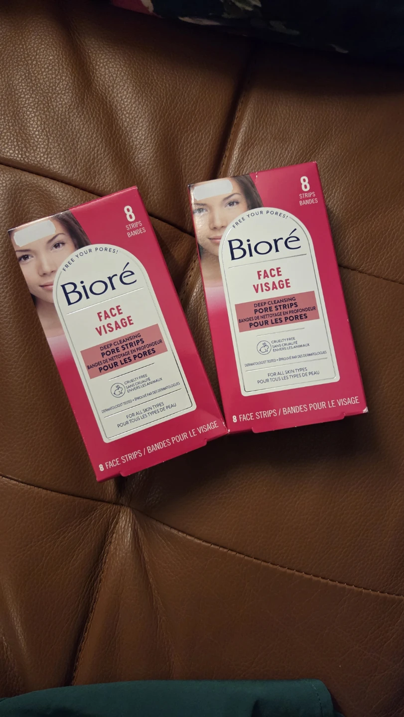 Biore Face Visage Deep Cleansing Pore Strips (2 Boxes)