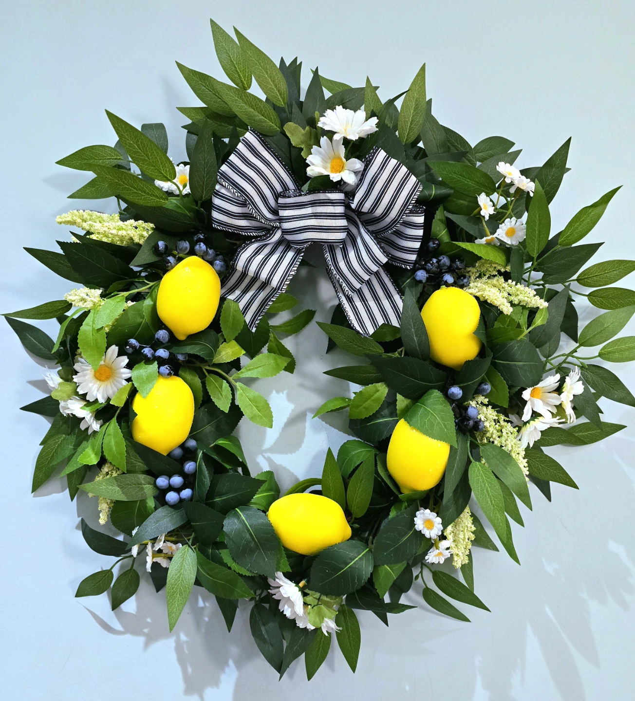 Lemon and Blueberry Wreath
