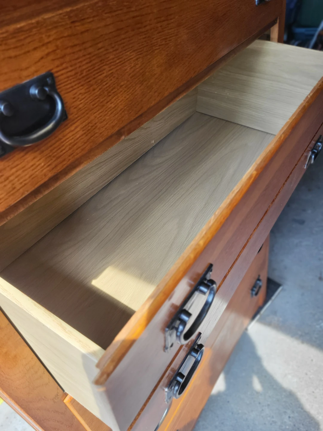 VAUGHAN BASSETT Mission Oak Highboy Dresser - photo 2