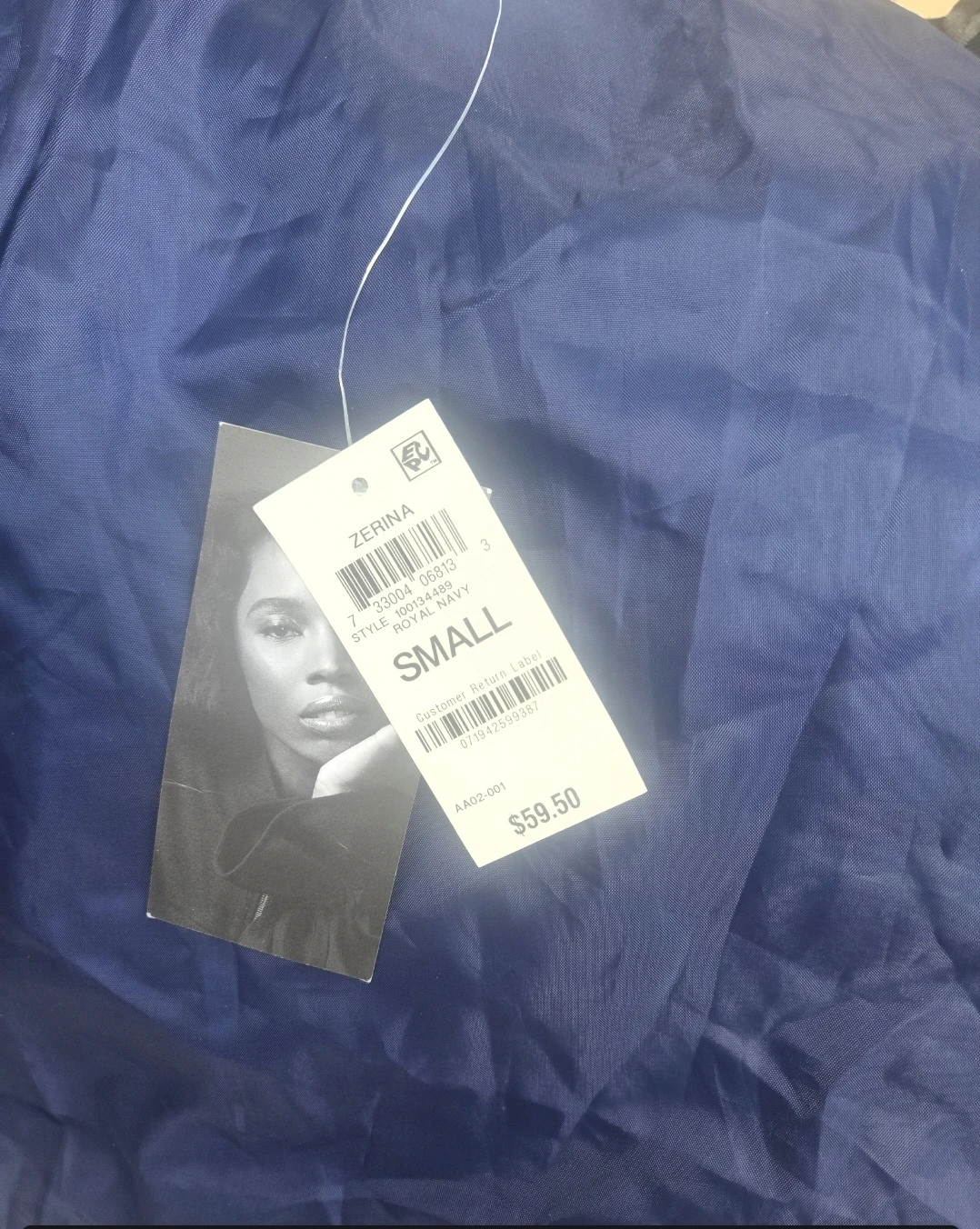 Bar III Zerina Akers Royal Navy Faux Leather Skirt Size S - photo 2