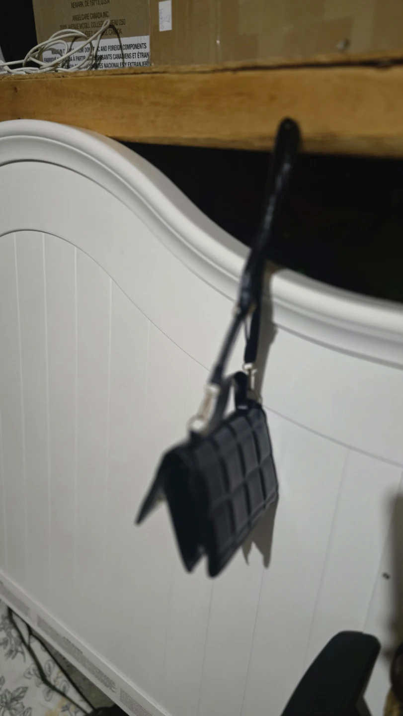 Black Quilted Shoulder Bag - photo 2