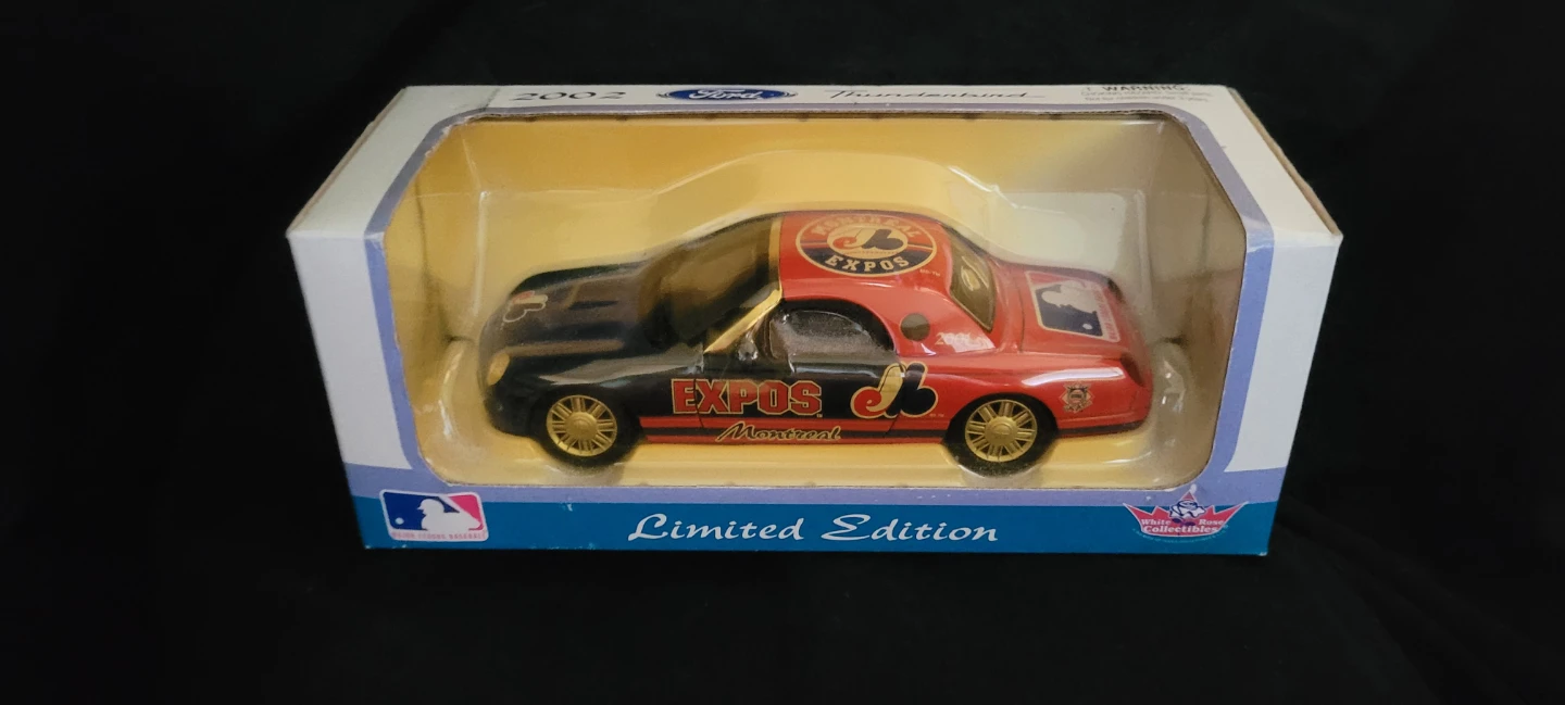 2002 Ford Thunderbird Montreal Expos Limited Edition Diecast