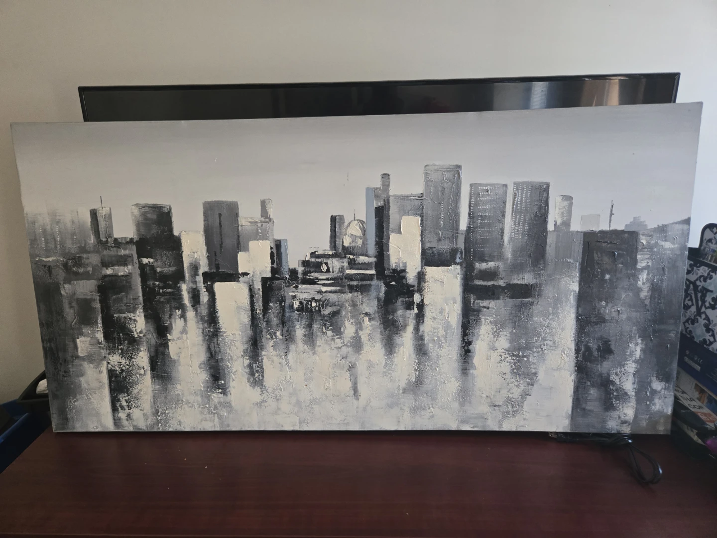 Abstract Cityscape Painting