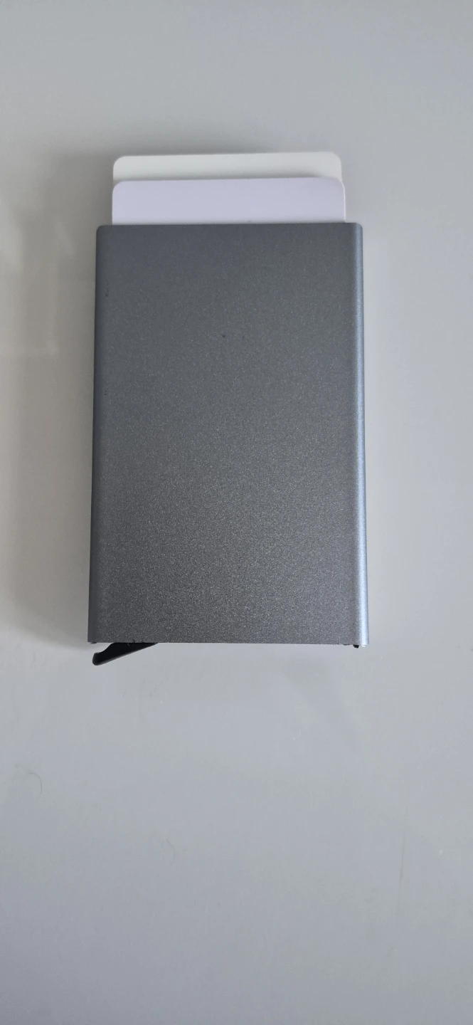 Premium Aluminum RFID Wallet – Slim Card Holder – 3 Colors - photo 2