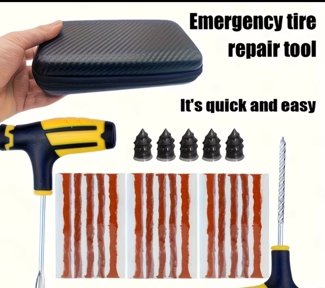 Emergency Tire Repair Tool Kit