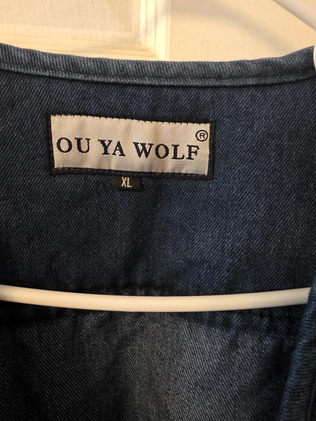 OU YA WOLF Denim Vest - XL - photo 2