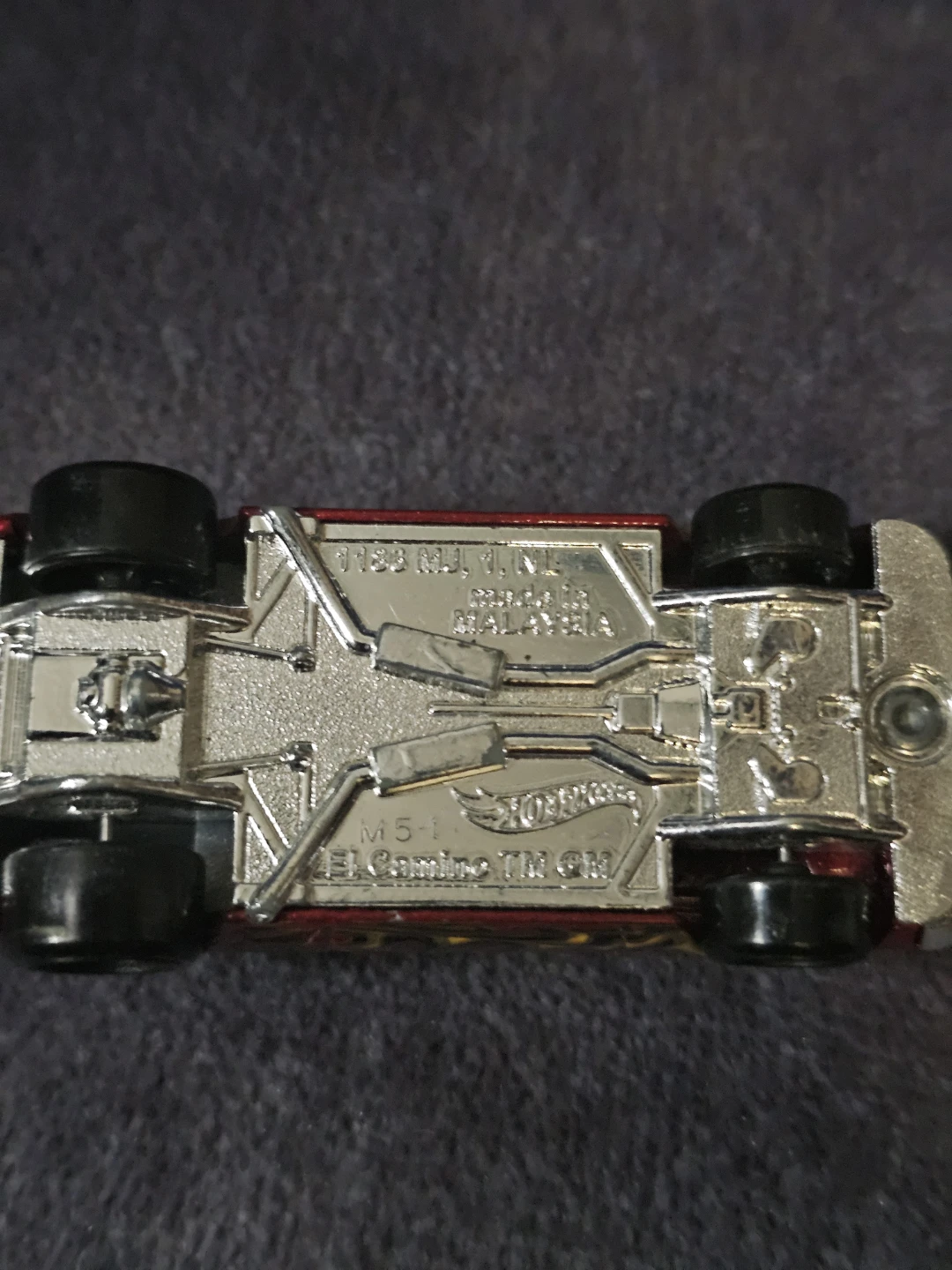 Hot Wheels El Camino Red Flame Diecast Toy Car - photo 4