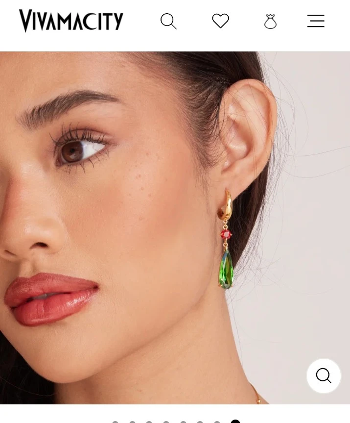18KT Gold Vermeil Howl's Earrings - Vivamacity - photo 2